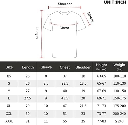 CAUKSUA / Мъжки Тениски с кръгло деколте, Памучен тениска с къс ръкав, Мъжки Однотонная тениска с Къс ръкав -Няколко Варианта на размер S-3 МЛ