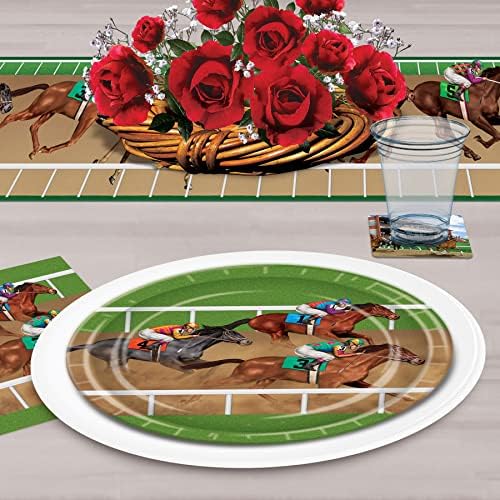 Антена за конни надбягвания Beistle Horse Racing (опаковка от 3 броя), мулти