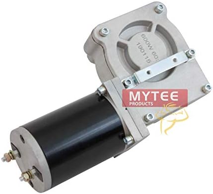 Mytee Products 600W 60:1 Платното двигател за системи брезентования самосвали с хромирано покритие 12 vdc / 49 Усилвател / 58 об/мин (1 година гаранция)