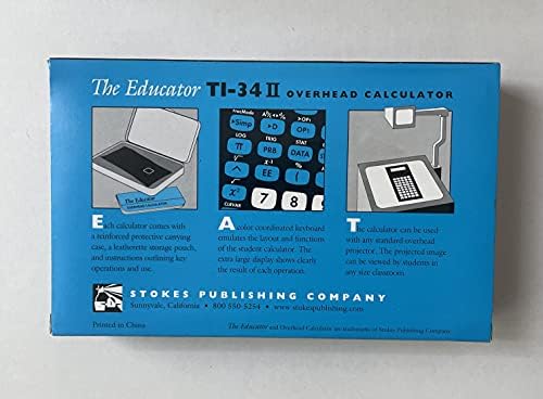 Нов калкулатор на въздушната Stokes Publishing TI-34II Multiview Отлична производителност