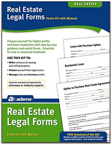 Набор от правни форми Adams Real Estate, бланки и инструкции (PK418)