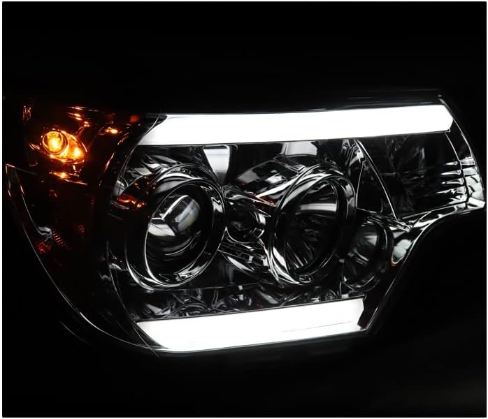 ZMAUTOPARTS Led Хромирани Проекторные Фарове с 6,25 Бели led светлини DRL За пикап Toyota Tacoma 2012-2015