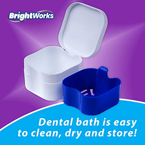 Стоматологичен ваната BrightWorks за фиксаторов на зъбни протези Nightguards - Опаковка от 3