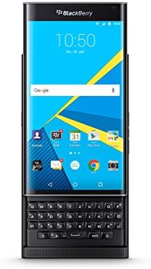 Телефон за сигурност Blackberry PRIV с фабрично разблокировкой GSM ANDROID OS Security Phone с плъзгаща се физическа клавиатура и 18-мегапикселова камера - Международна версия (черен)