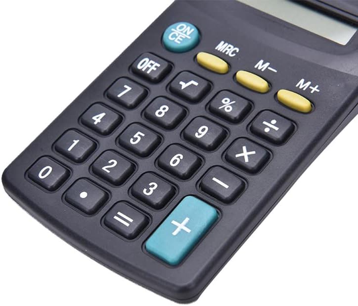 Джобен калкулатор за офиса и дома, 8-цифрен LCD дисплей, подходящ за използване на работния плот и в пътя