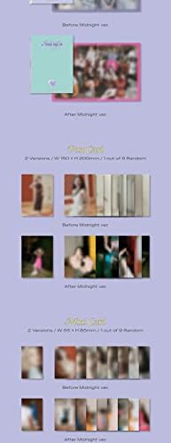 fromis_9 Midnight Guest 4-ти мини-албум, комплект от 2 версии на CD + 72p Книга + 1p Картичка + 1p Мини картичка + 1p фотопленка