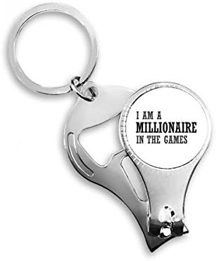 Аз съм Милионер в Игрите Ножица за нокти Халка Ключодържател Отварачка за Бутилки Машина за Рязане