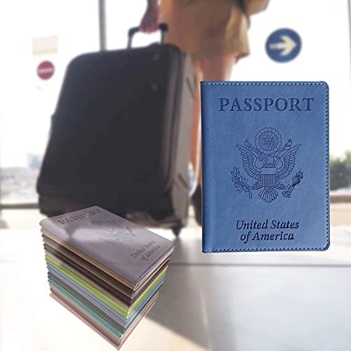 Разход на Притежателя на паспорта и Вакцинной карта Pakala66, Притежател на паспорт с Отделение за Вакцинной карта, Калъф за паспорт, Изкуствена