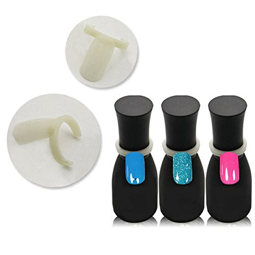 Съвет за дизайн на ноктите 100шт Лак, UV-Гел Color Pops Display Пръстен за Дизайн нокти Color Chart Tool, Пластмасови Празни Спортни ноктите за проби дизайн