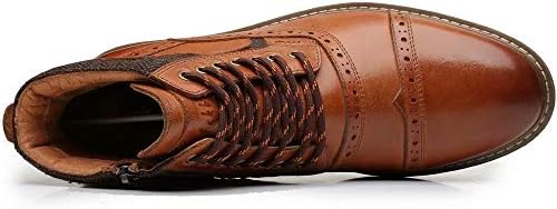 Мъжки обувки Челси Arkbird, Стилни и Удобни Кожени Ботильоны Chukka с цип