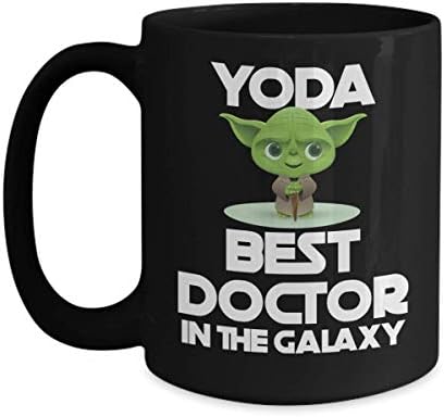 Д-р Чаша Йод е най-Добрият В Галактиката Забавен Кафе Коментар Чаена Чаша Благодарност за рождения Ден На Коледа не мога да