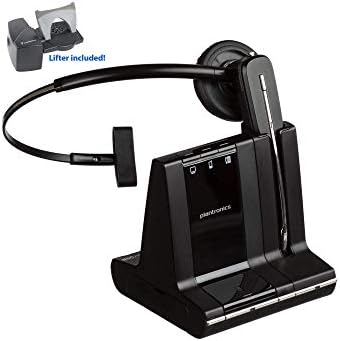 Безжична слушалка Plantronics Savi W740 В комплект със ски лифта и протирочным устройство Headset Съветник (актуализиран)