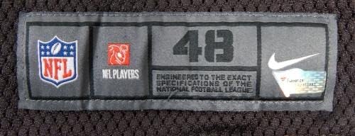 2012 Cleveland Browns Стивън Карлсон #89, Използвана за игри Тренировочная тениска Браун 48 495 - Използвани за игра в НФЛ Тениски без подпис