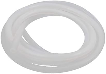 Силиконова тръба X-DREE 3 mm x 5 mm, устойчиви на високи температури гумена тръба с дължина 1 м (Tubo de caucho resistente a altas temperaturas, силиконова тръба с размер 3 мм и широчина 5 мм, с дъл