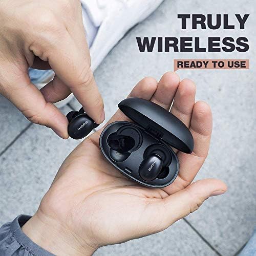 1 ПО-Стилни настоящите безжични слушалки - Стереофоничен Hi-Fi звук Bluetooth 5.0 с дълбоки бас Безжични слушалки С вграден