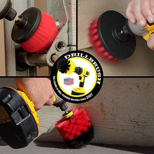 Четка за тренировки Power Scrubber от полезни продукти - Препарат за почистване на дърво - Средство за почистване на бетон