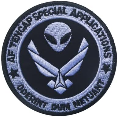 Зона 51 Tencap със Специално Предназначение Разузнавателен Спътник Военна Нашивка Тъкани Бродирани Икони Нашивка Тактически Етикети